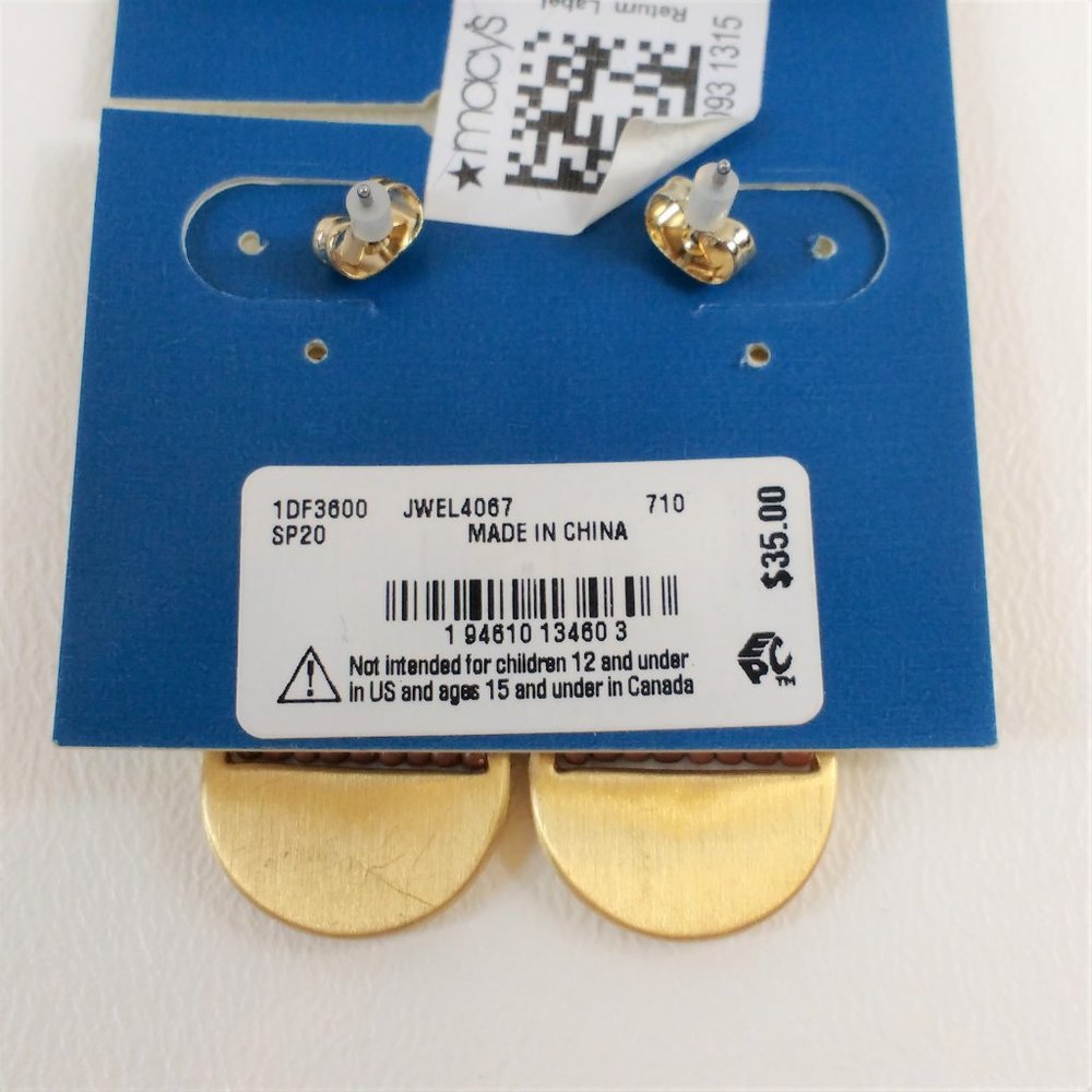 Lucky Brand Gold Tone Beaded Earrings - Picture 5 of 5